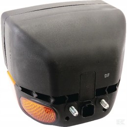 Kairysis kvadratinis priekinis žibintas su indikatoriumi