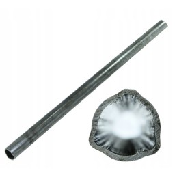 Išorinis trikampis vamzdis 43x3mm, ilgis 87 2cm d