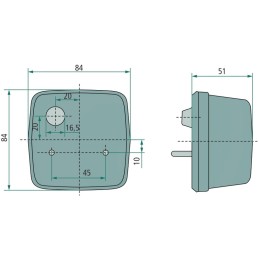 Posūkio žibintas 4552ba003014111 hella