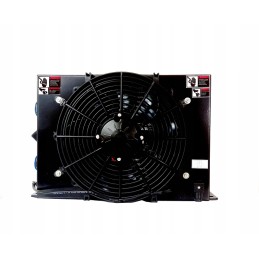 Hidraulinės alyvos aušintuvas 100l, termostatas 12v