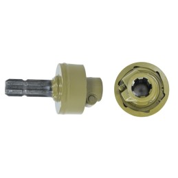 Vienpusės sankabos adapteris 1 3 8 su 6