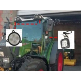 LED darbinė lempa skirta Fendt 4000 liumenų