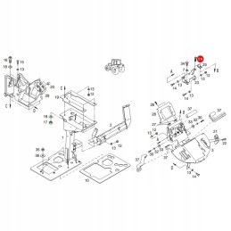 Lakštinio metalo varžtas Fendt x495220100000 originalus