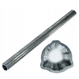 Išorinis trikampis vamzdis 33x2 6mm, ilgis 50 4cm