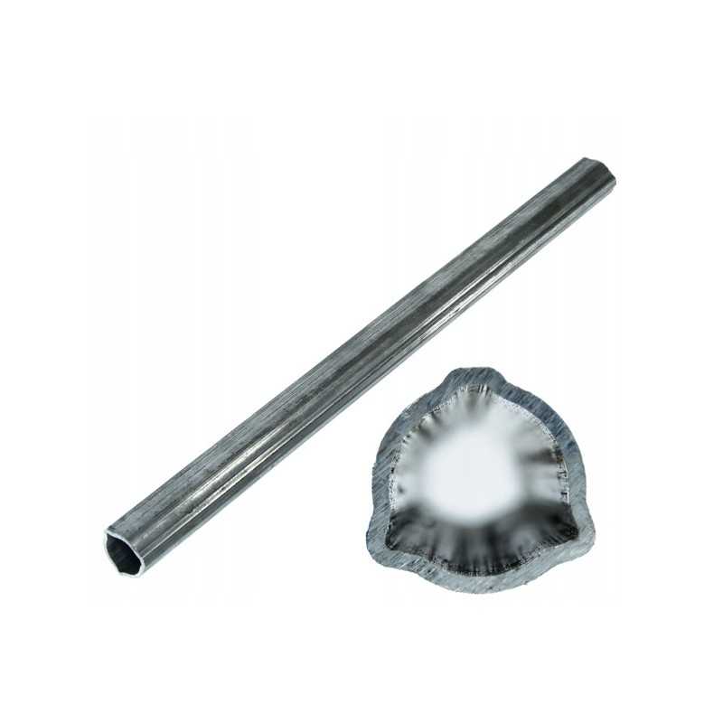 Išorinis trikampis vamzdis 33x2 6mm, ilgis 50 4cm