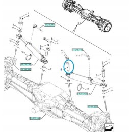 Vairo pavaros kaištis New Holland Case 48078386