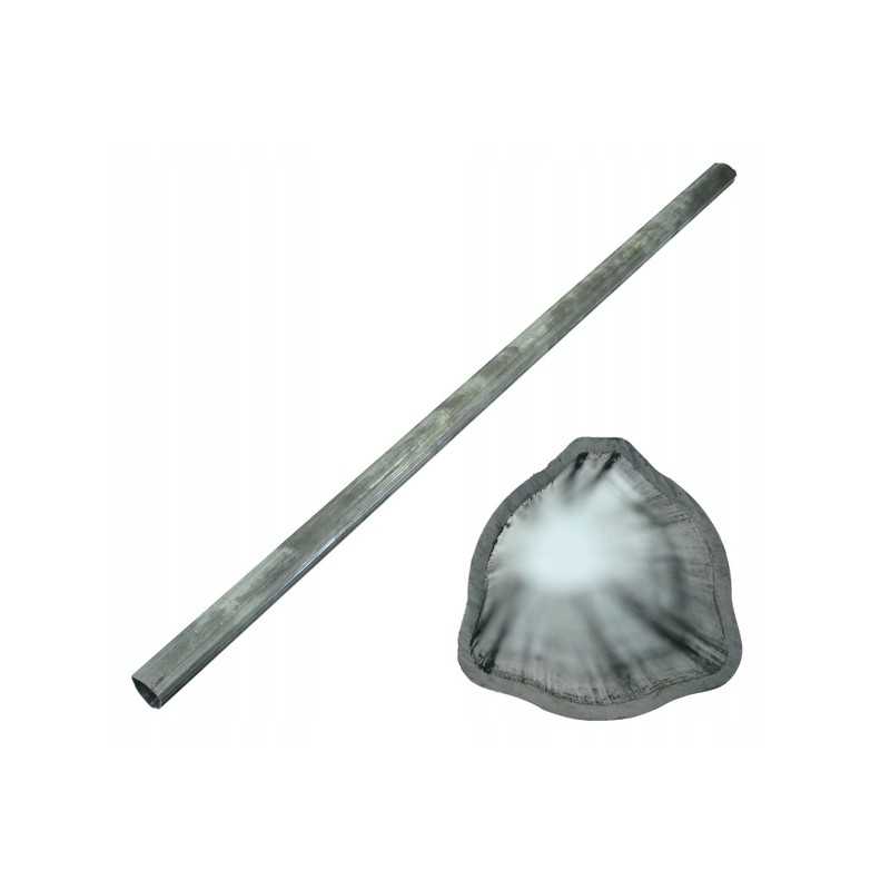 Išorinis trikampis vamzdis 52x3mm, ilgis 149 9 cm