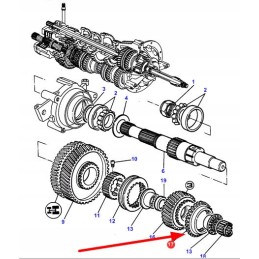 3383627m1 pagrindinio veleno sinchronizatoriaus žiedas