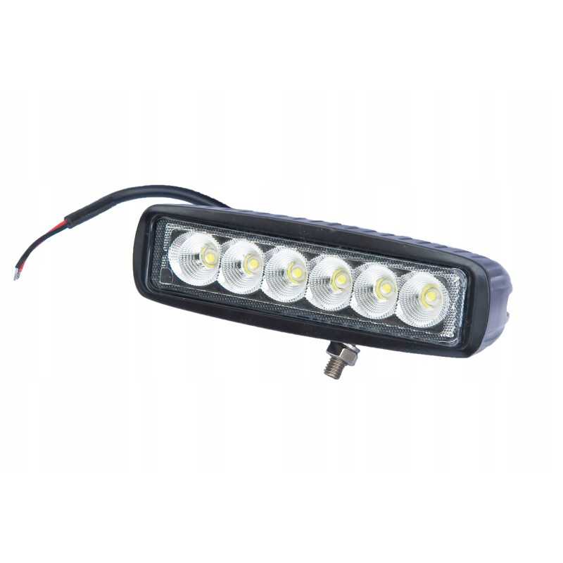 Stačiakampė LED darbo lempa 6x3w 693led0097