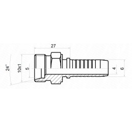Tikslinis kalimas dn6 1 2sn m10x1 x10 hidrolideris