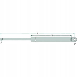 Dujinė pavara stoglangiui mf 3303021m91
