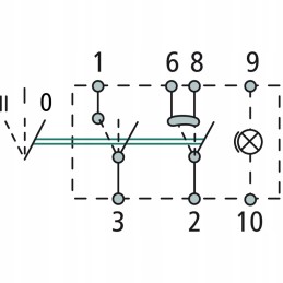 Hella 6rh tvirtinimo jungiklis 007832461