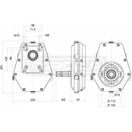 Daugiklis 20kw 1 3 8 w gr2 gr3 wl hidrolideris