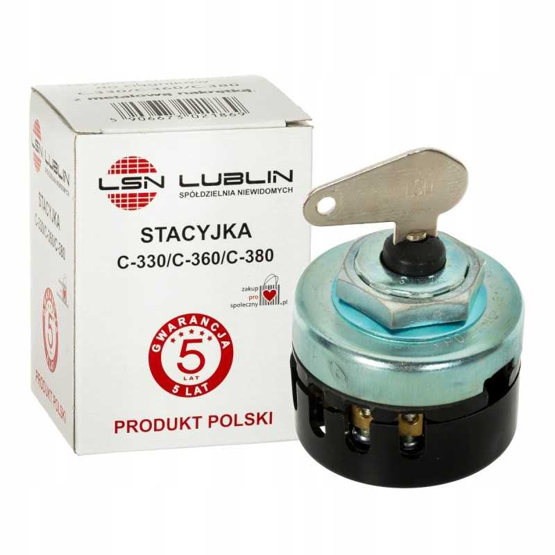 Ursus C 330 C 360 uždegimo jungiklis su metaline veržle