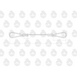 Kapoto kabelis l 1335mm c 330 originalus ursus