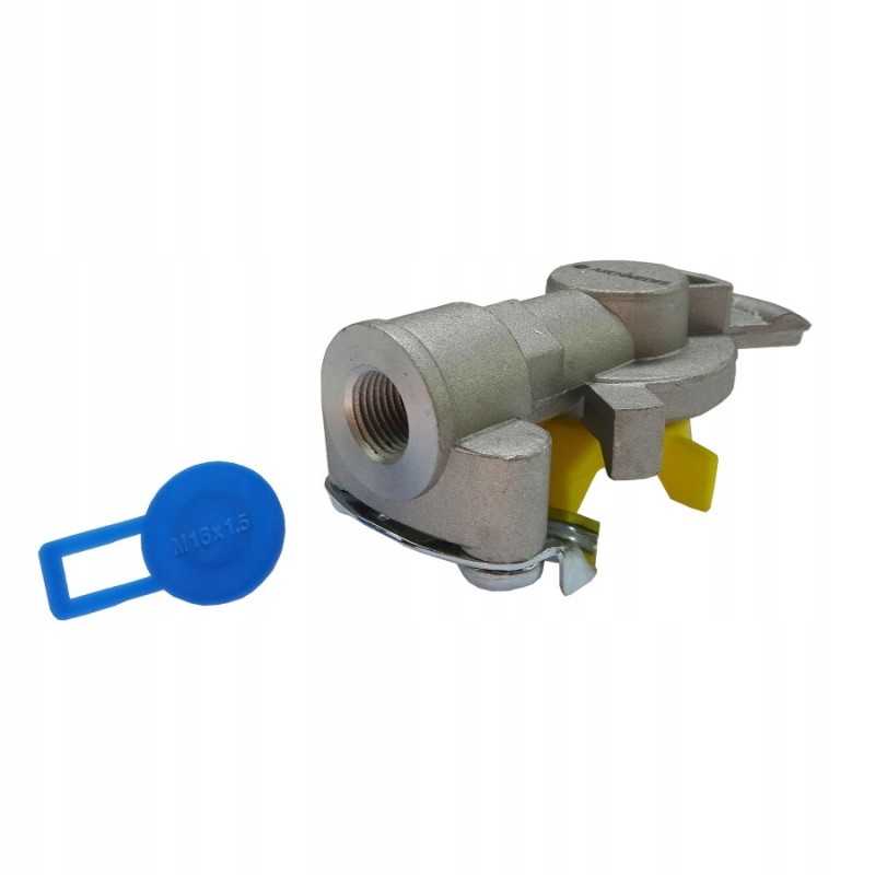 Dvigubos grandinės kieto oro jungtis be vožtuvo x