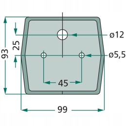 Kombinuotas stabdžių padėties žibintas, posūkio signalas