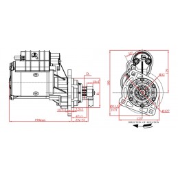 Greitas starteris ursus c 360 c 330 zetor 3 2kw