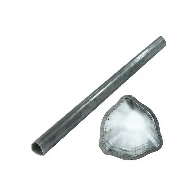 Išorinis trikampis vamzdis 52x3mm, ilgis 85 9m už