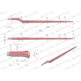880mm universalus krautuvas