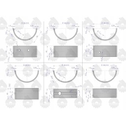 Pagrindinių guolių rinkinys n 0 75 iii pjūvis C 330