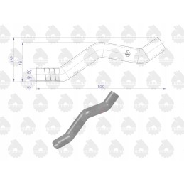 MF3 Ursus oro filtro lanksti žarna