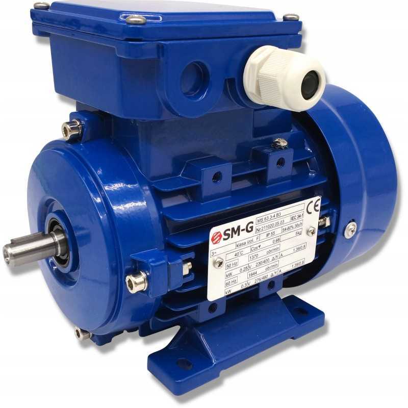 Elektros variklis 0 25kw 230 400v 1370rpm 3 fazis