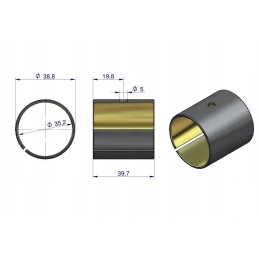 Švaistiklio įvorė John Deere 3179d 4239d 6359d