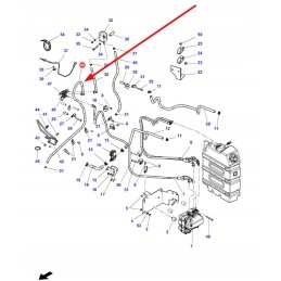 4350722m2 adblue bako guminė žarna