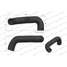 Viršutinė radiatoriaus žarna John Deere L34920 Warynski