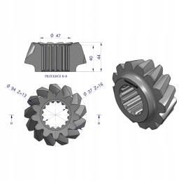 C 360 oryg Ursus pagrindinė pavara