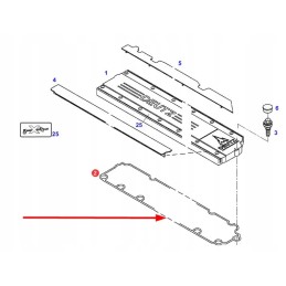 F411201210170 vožtuvo dangtelio tarpinė