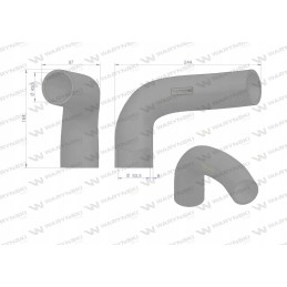 Apatinis radiatoriaus vamzdis 3619026m1 Warynski