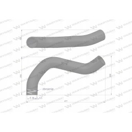 Oro filtro kabelis 883679m1 Warynski