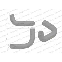 Apatinis radiatoriaus vamzdis 885563m1 Warynski