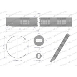 Išmetimo vamzdžio dangtis AL155688 Warynski vamzdžiui