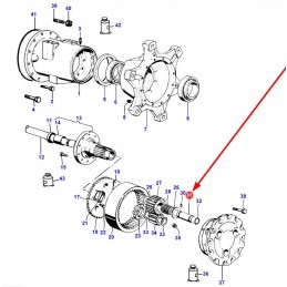 1823637m3 stebulės reduktorius