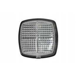 Markerinė lempa 5w kvadratinė 12v skaidri balta