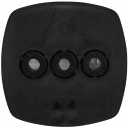 Markerinė lempa 5w kvadratinė 12v skaidri balta