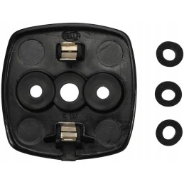 Markerinė lempa 5w kvadratinė 12v skaidri balta