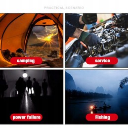 LED darbo lempos dirbtuvių žibintuvėlis