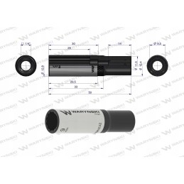 Dodekaedrinis lizdas 1 4 9 mm ilgio crv50bv30