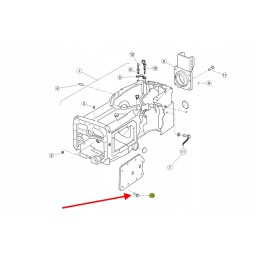 7703101147 6 taškų galinės ašies korpuso varžtas