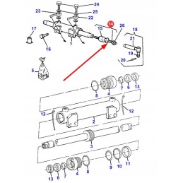 Acw0283150 ašinė jungtis m20 m18