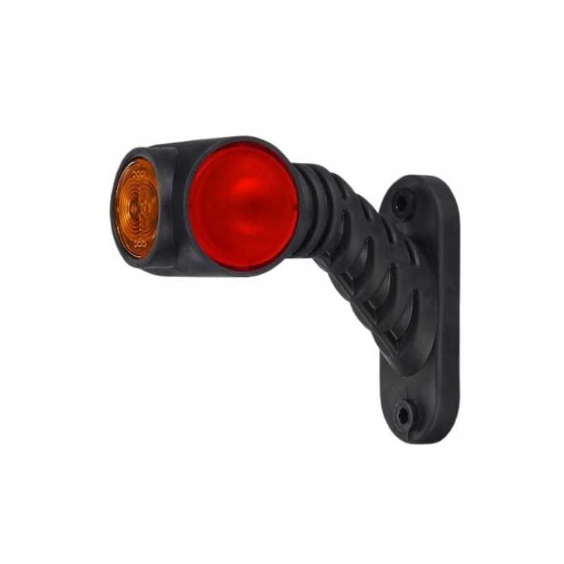 Kampinis gabaritinis žibintas ant strėlės, 12 24v, kairėje