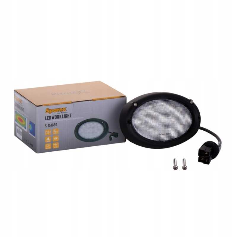 LED darbo lempa ovali 10 30v 4500lm mf