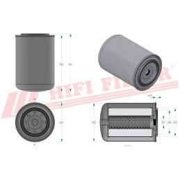 Hidraulinės alyvos filtras hifi filtras sh 76855