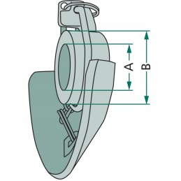Kamuoliukas su apatine kablio apykakle, 2 kategorija