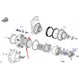X623060000000 guolio išorinis žiedas