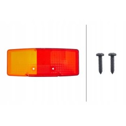 Hella 9el118 701 001 fendt priekinių žibintų stiklas